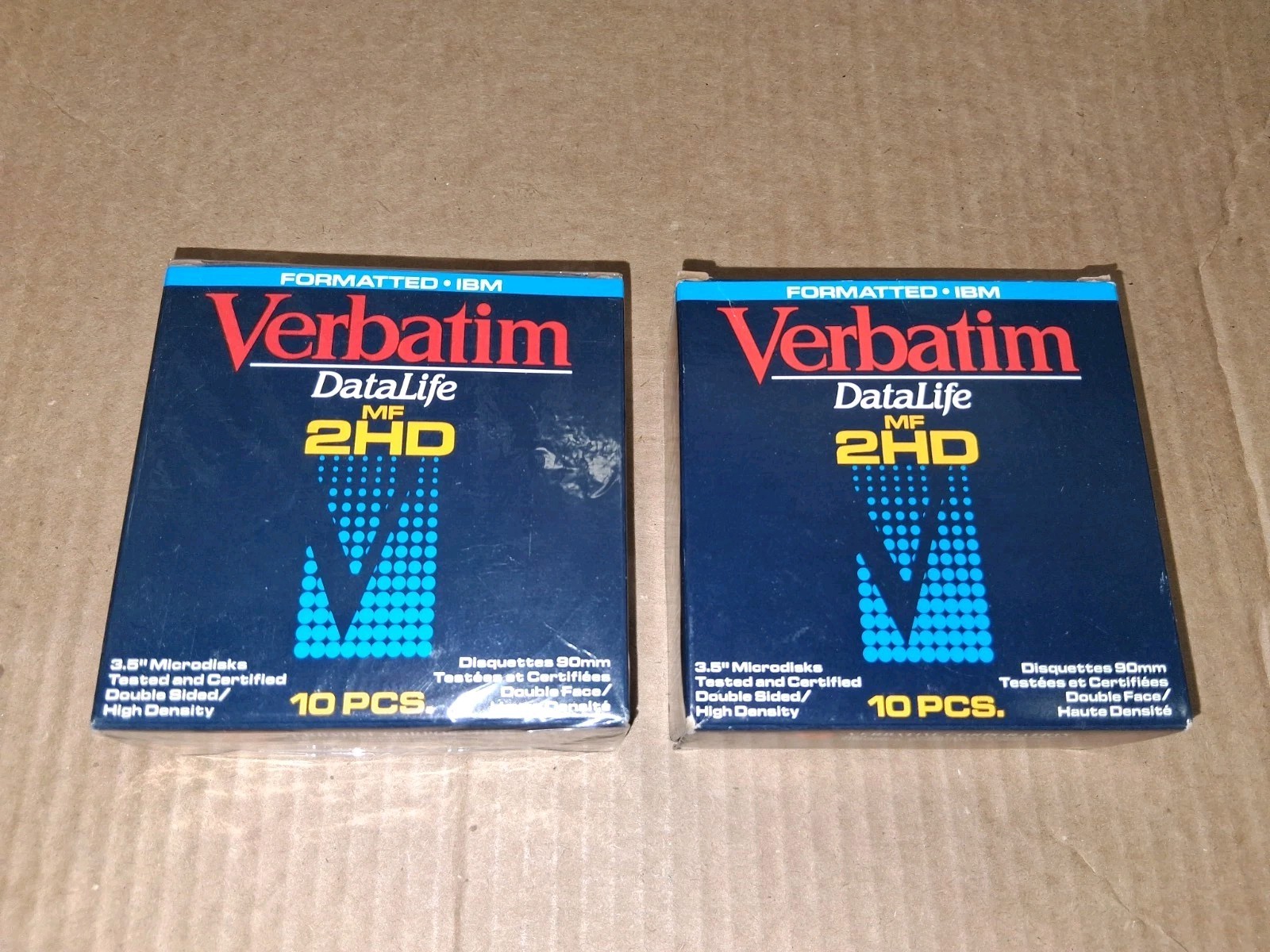 Verbatim DataLife MF 2HD 3.5" Floppy Disks Lot of 20 (1 Sealed 10pk + 1 Open...