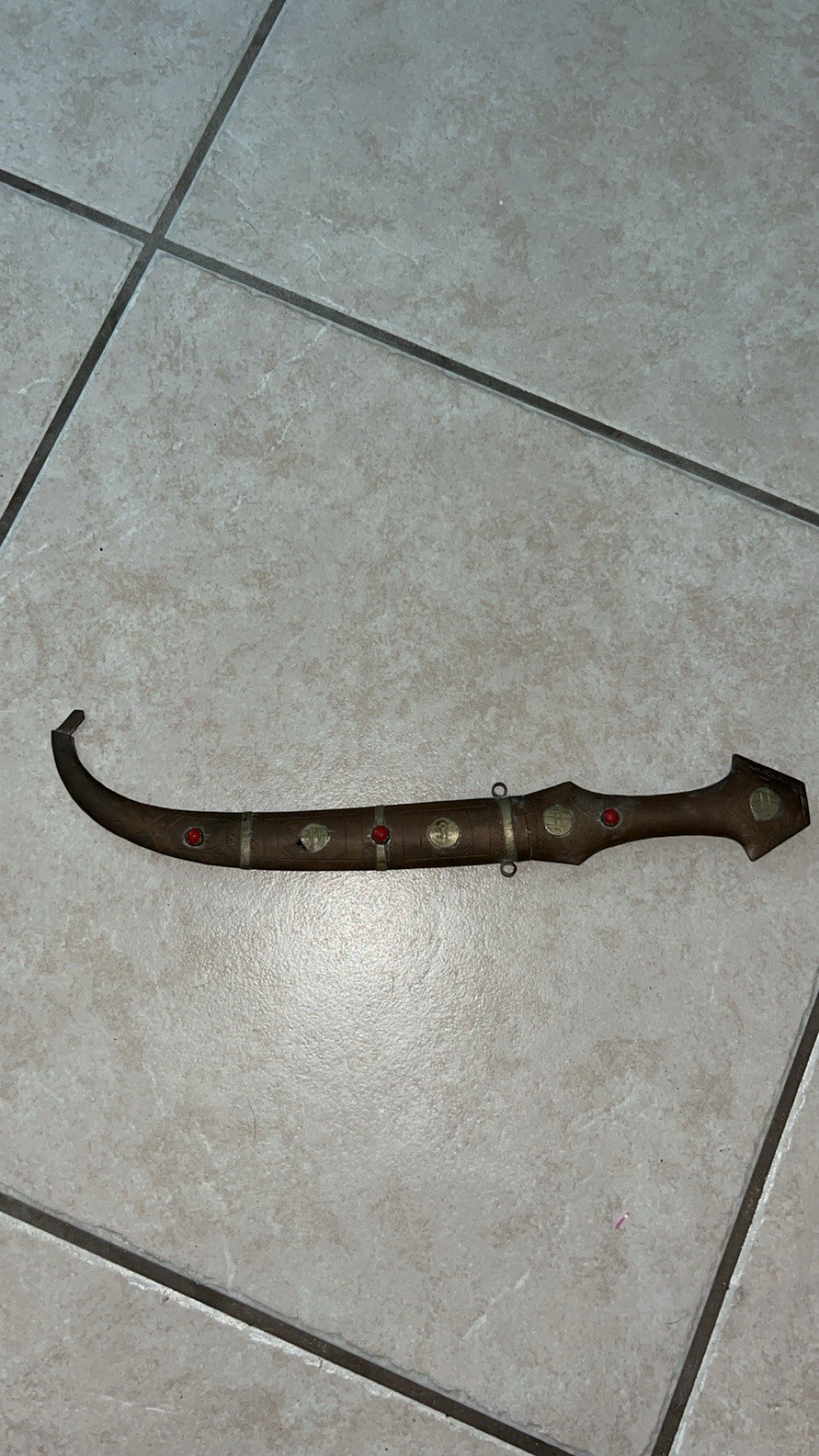 ANTIQUE KHANJAR DAGGER KNIFE MIDDLE EASTERN KNIFE RARE