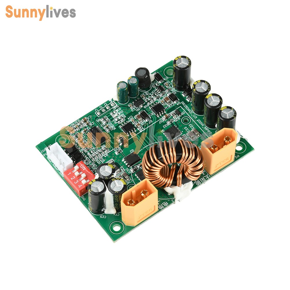 100W MPPT Smart Solar Controller DIP Switch for 12V 24V Energy Storage Systems