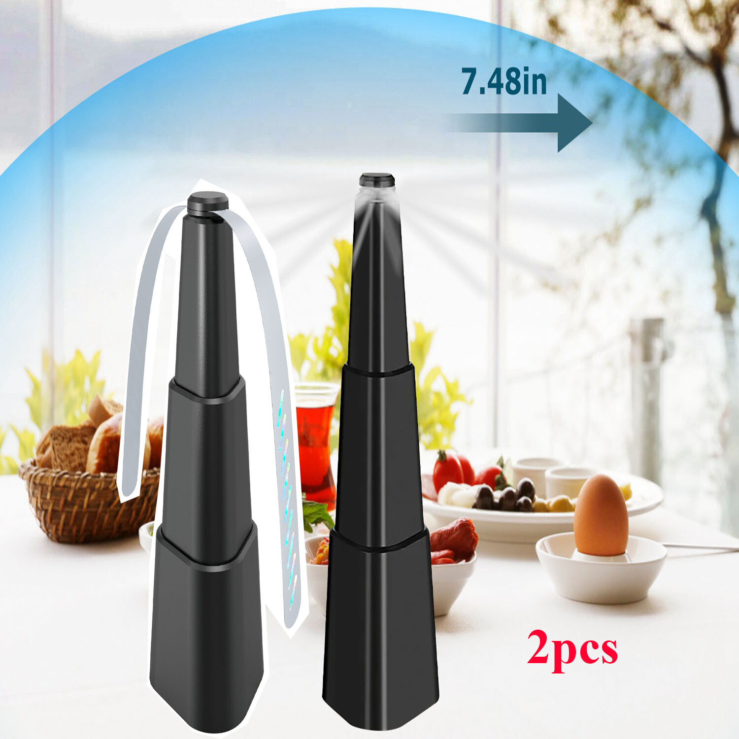 Fly Fans for Tables, Fly Repellent Fan with Holographic Blades Keep Flies Away