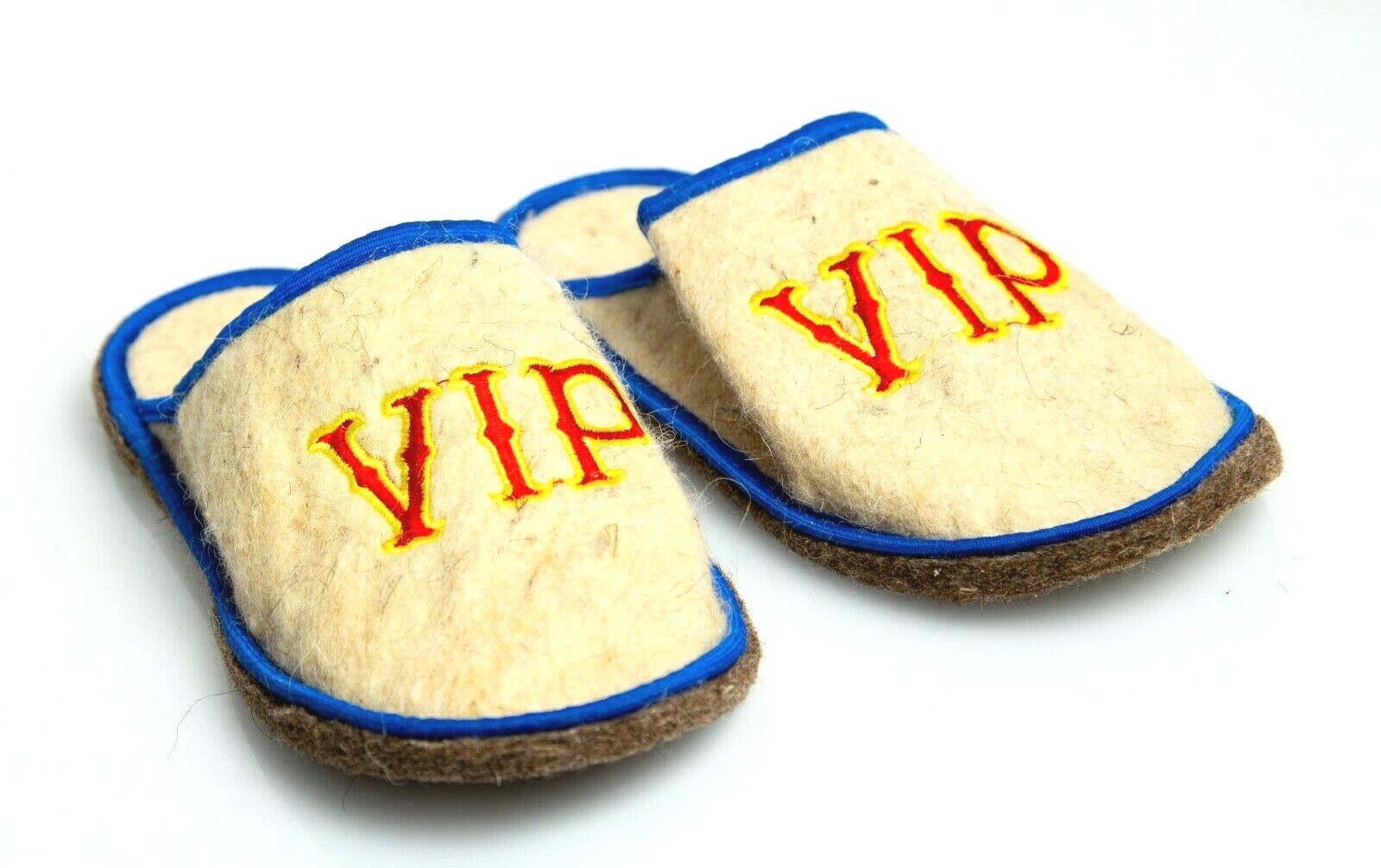 Russian Banya Sauna Slippers Sheep wool Ukrainian Flat VIP memorial Day Gift
