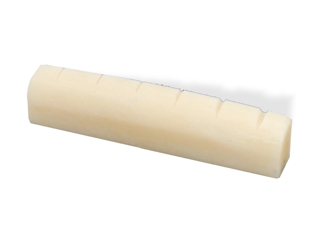 Nut Flat Bottom Bone 1 3/4 44mm White E 12r Slotted Unbleached