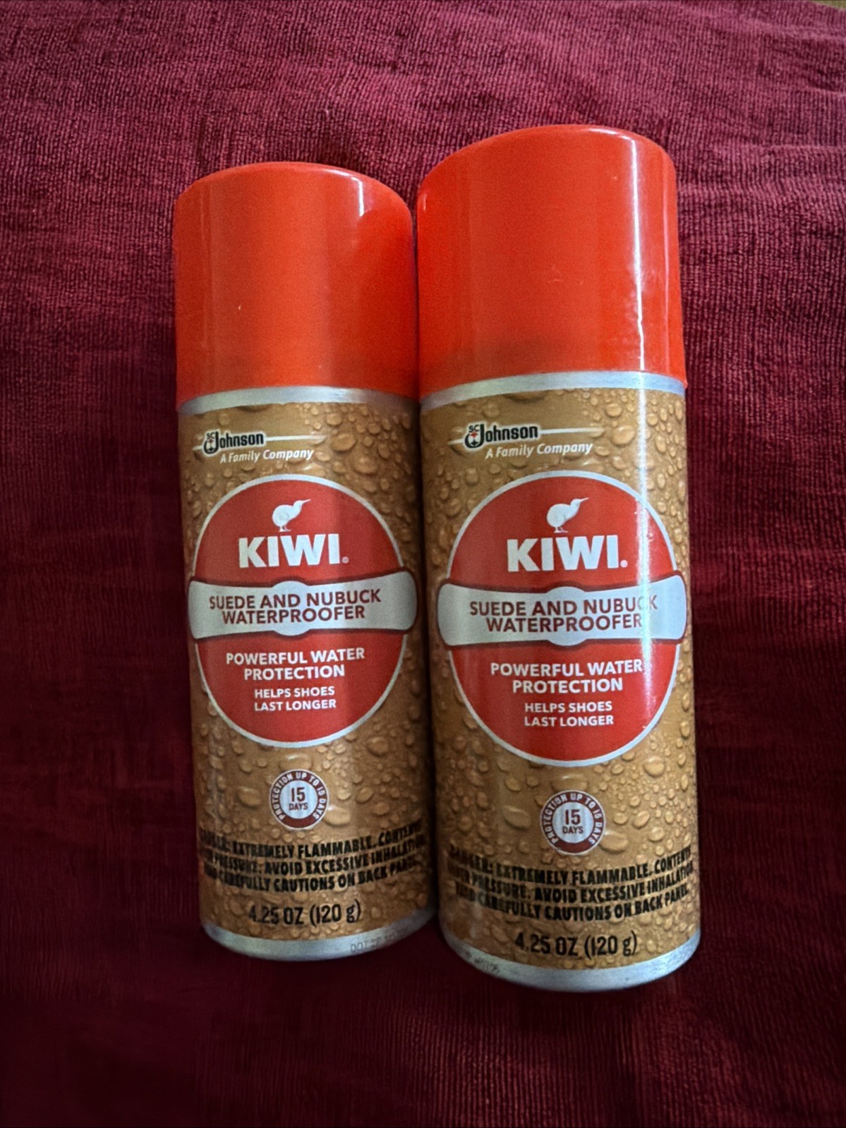 KIWI Suede and Nubuck Waterproofer Protector Spray - 4.25 Oz - Pack Of 2