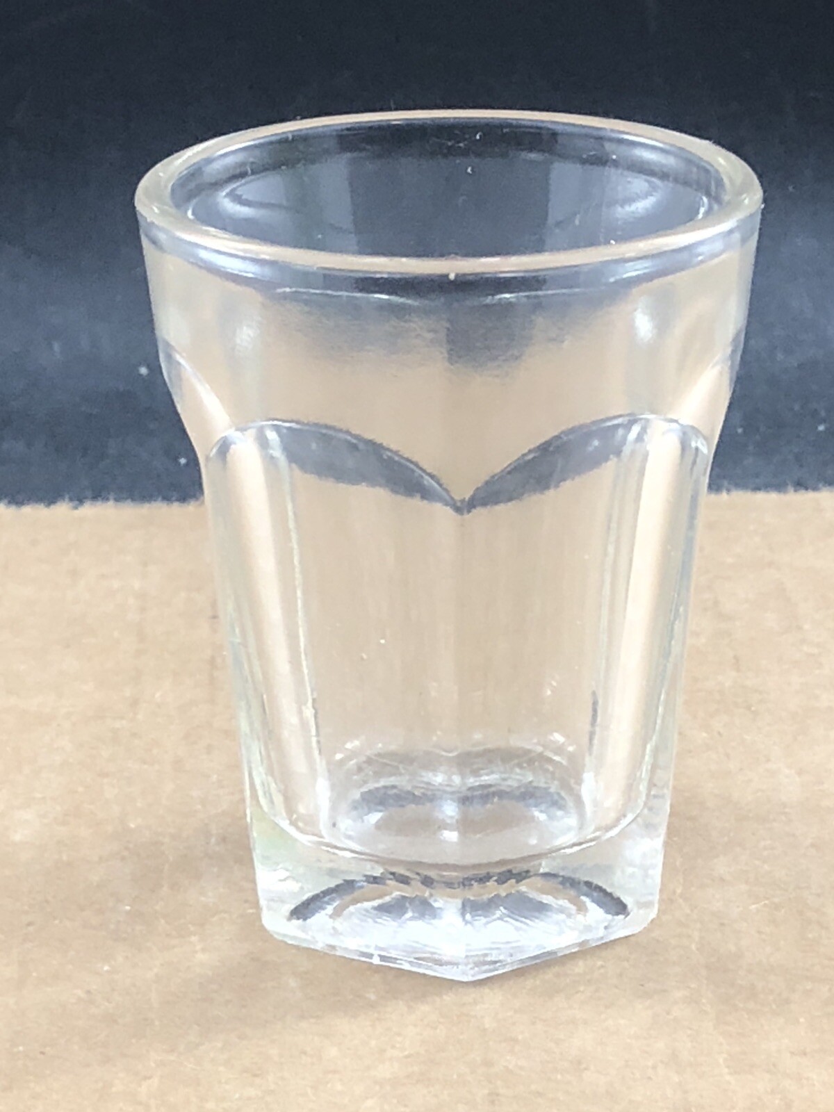 Short Beveled shot glass, COMBINED SHIP $1 PER MULTIPLE