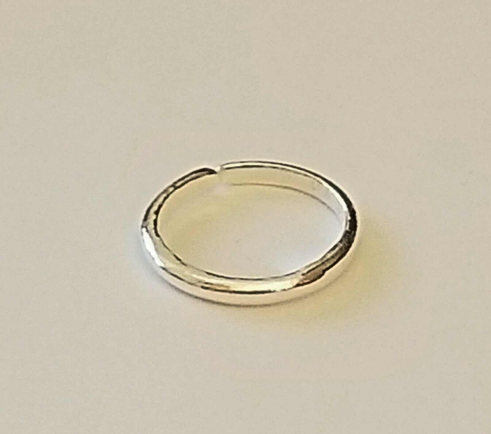 Plain Sterling Silver Toe Ring Adjustable 925 Fashion Jewelry Minimalist Simple.