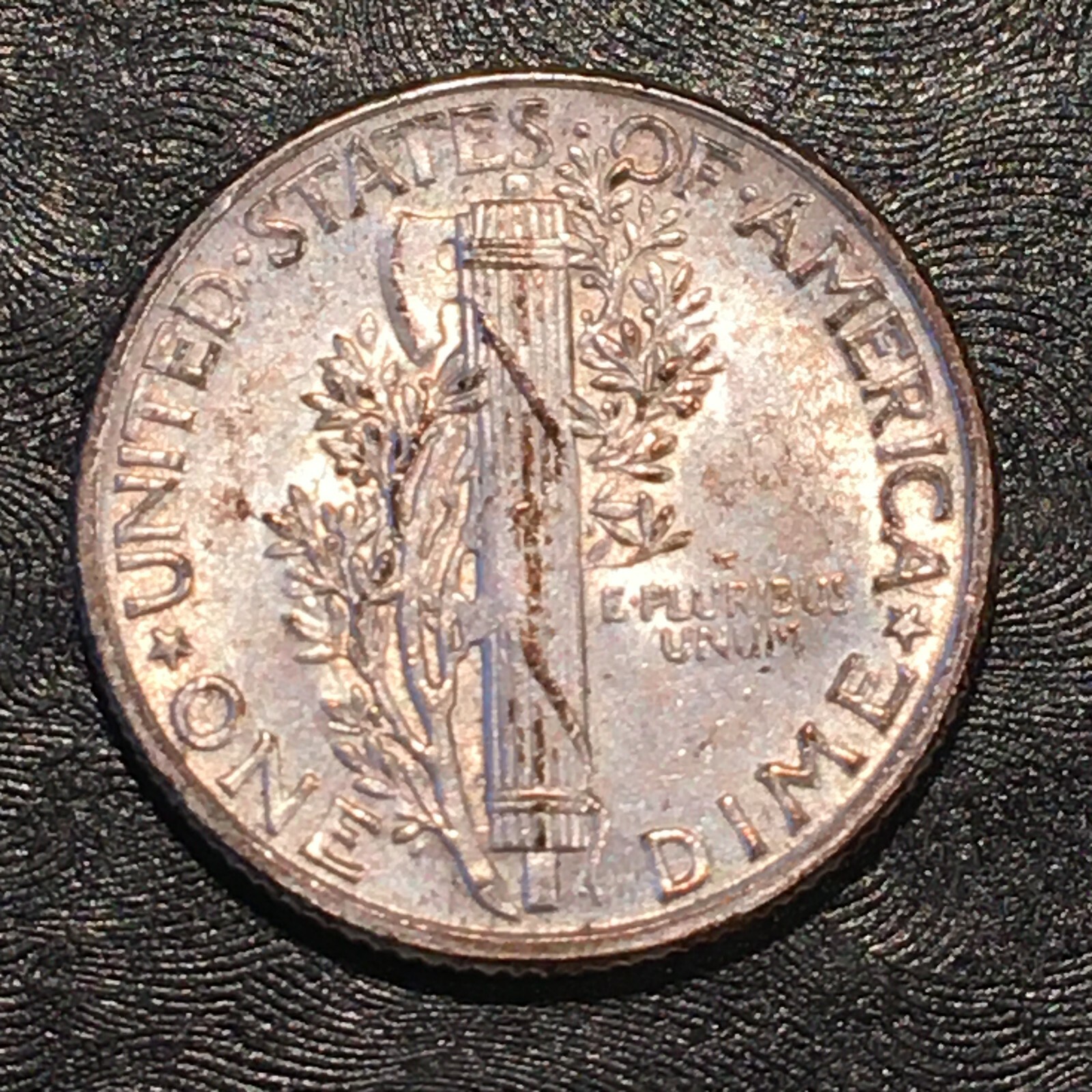 1945 Mercury Silver Dime - High Quality Scans #M451