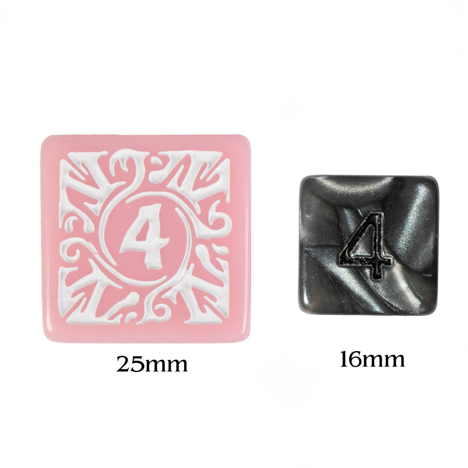 Titan Dice Calliope: Cherry Blossom with White Polyhedral Set with Box RPG