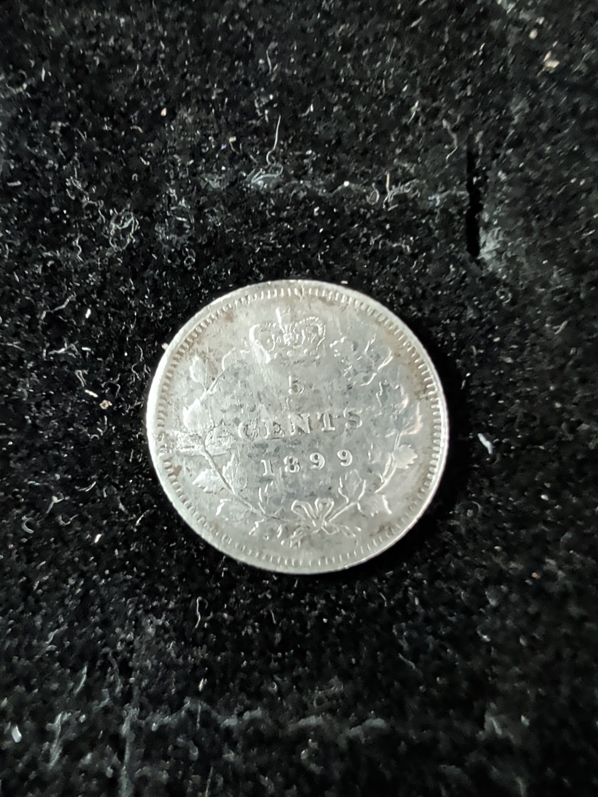 1899 Canada Five Cents Circulated KM-2 CHRC