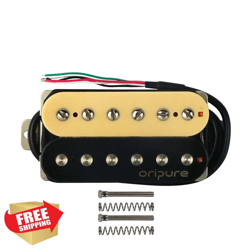 OriPure Alnico 5 Humbucker Pickup 7-8K Zebra Neck