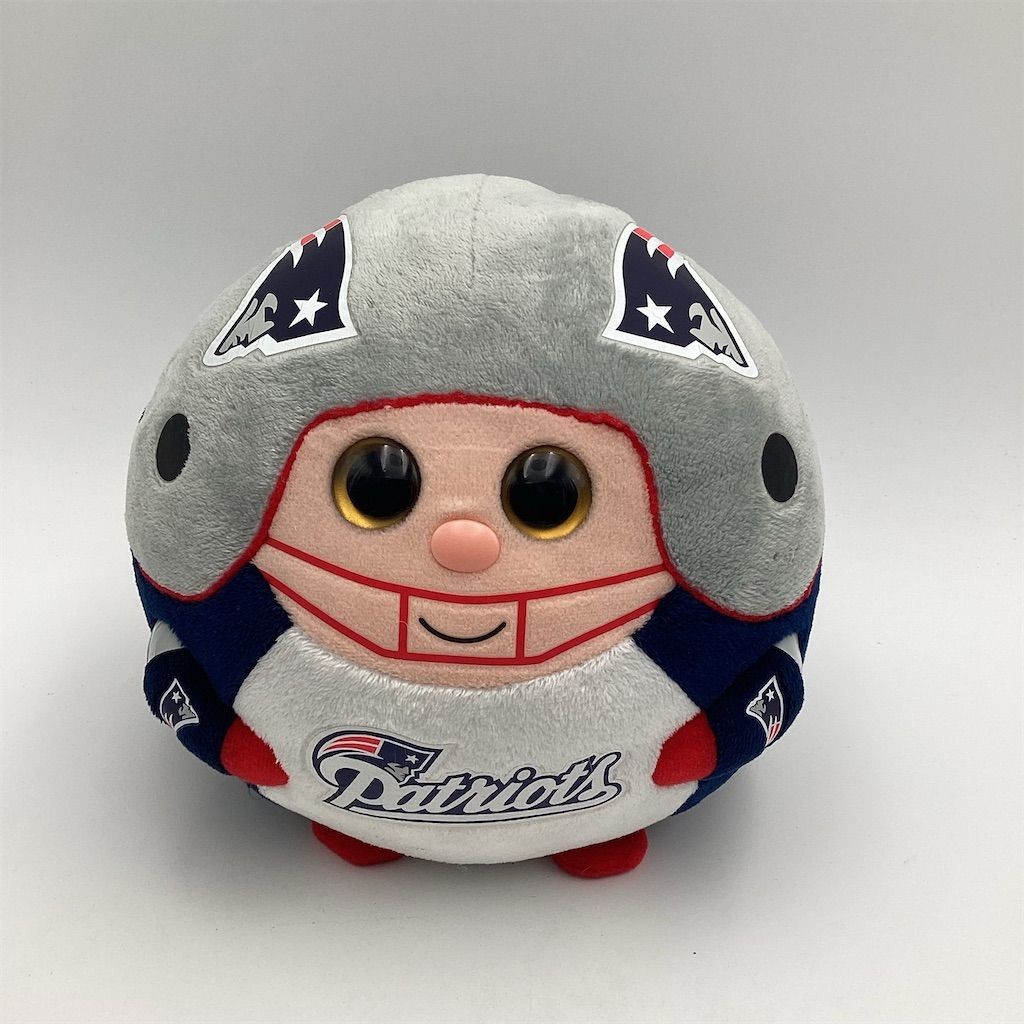 Ty Beanie Ballz New England Patriots NFL Plush Toy Football Player