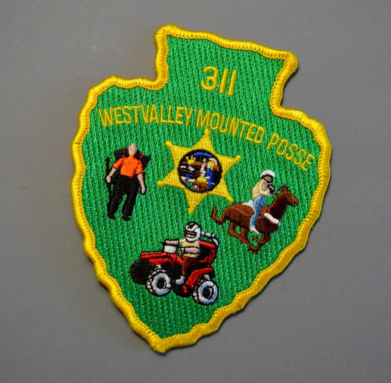 West Valley California Mounted Posse 311 Patch +++ Mint San Bernardino County CA