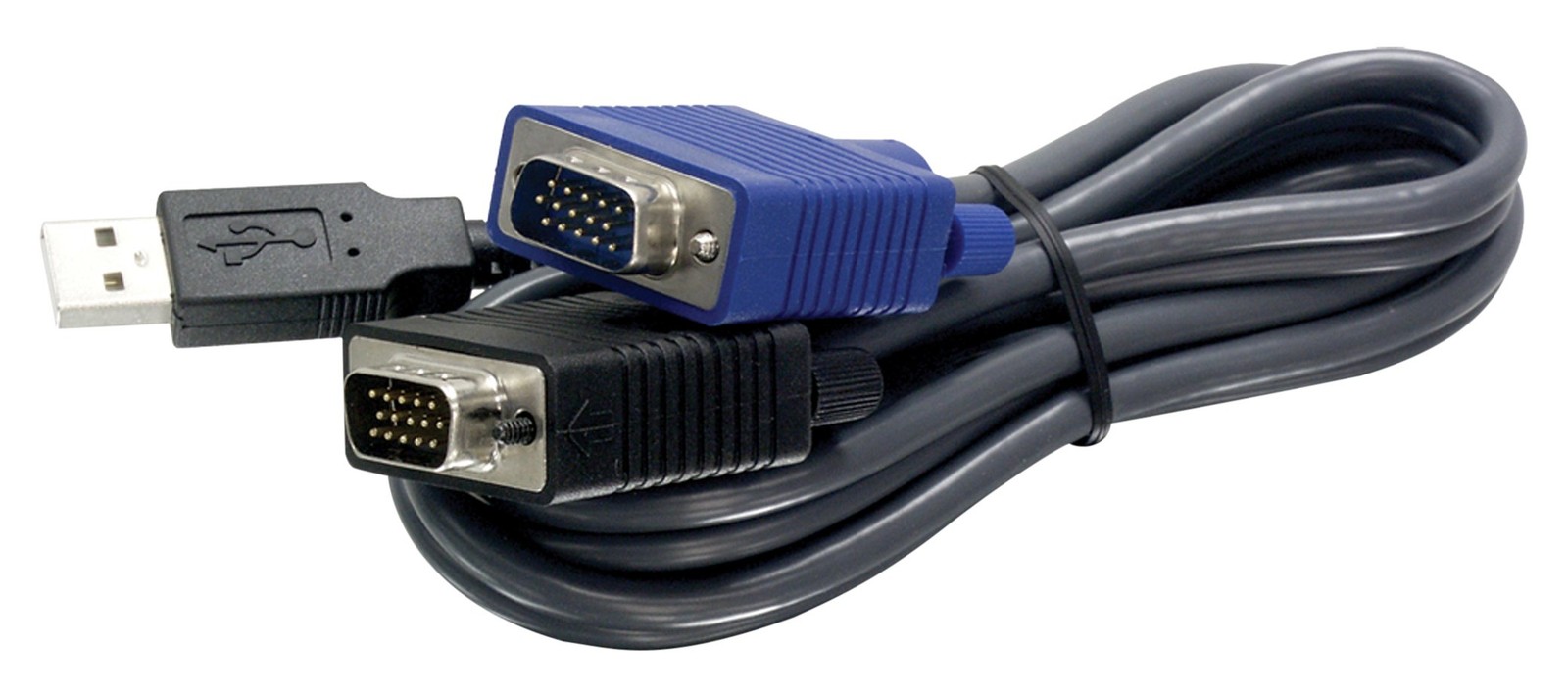 USB VGA KVM Cable - TK-CU15-15Ft. (4.5m), Connect Computers to KVM Switches, ...