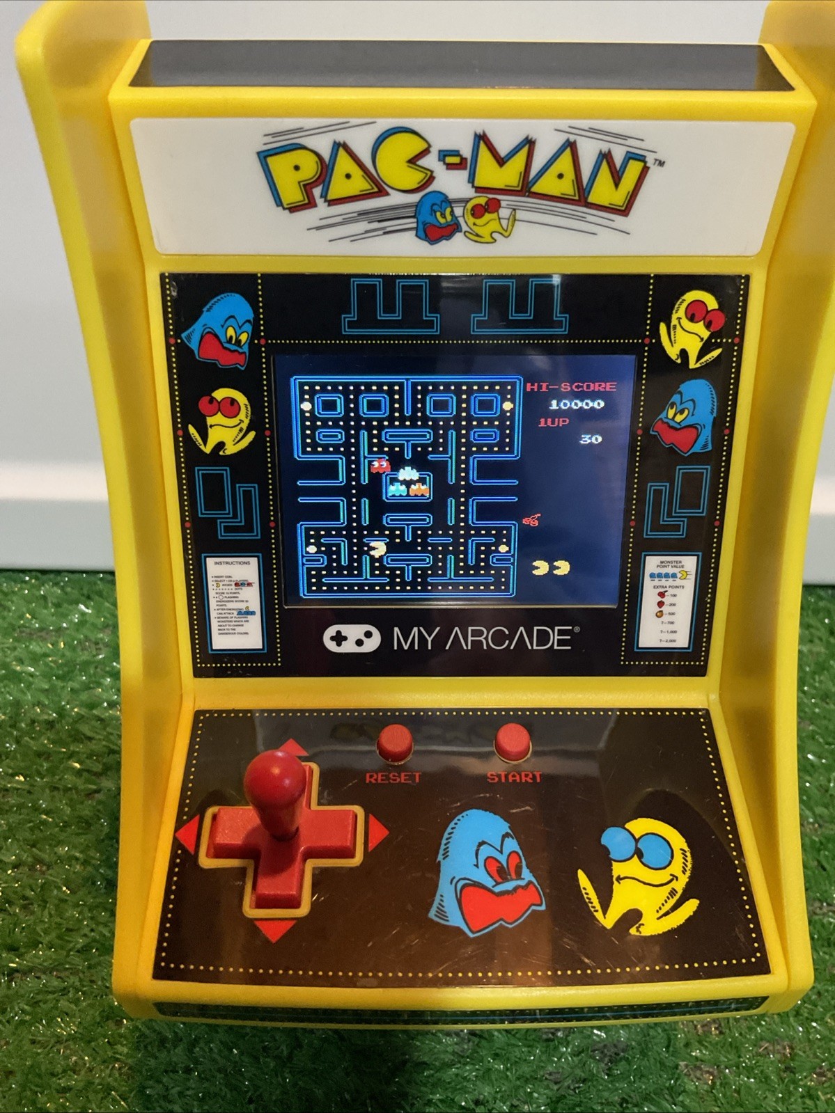 My Arcade Pac-Man Micro Player Mini Arcade Video Game Machine Tested Working 👍