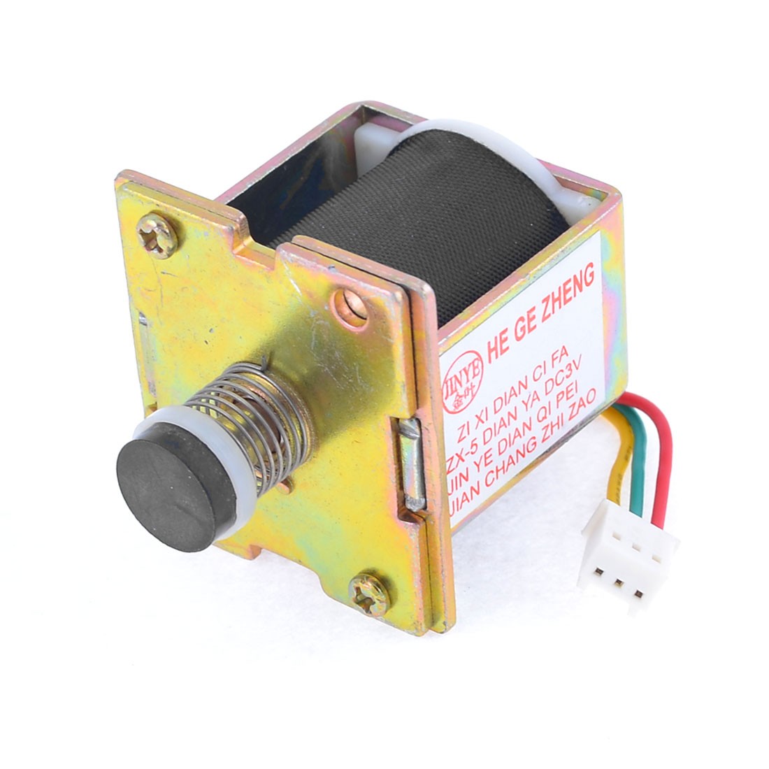 LPG Gas Water Heater 3 Pin Connector Solenoid Valve DC 3V