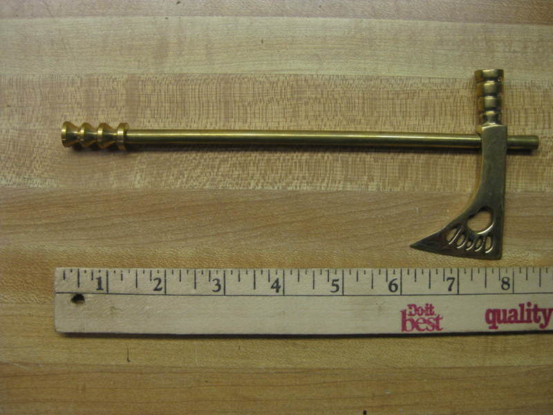 Brass Pipe ( BEAR PAW ) Mountain Man