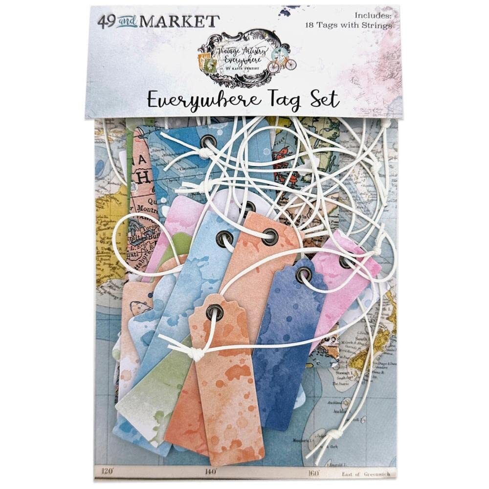 Vintage Artistry Everywhere Tag Set - 49 and Market