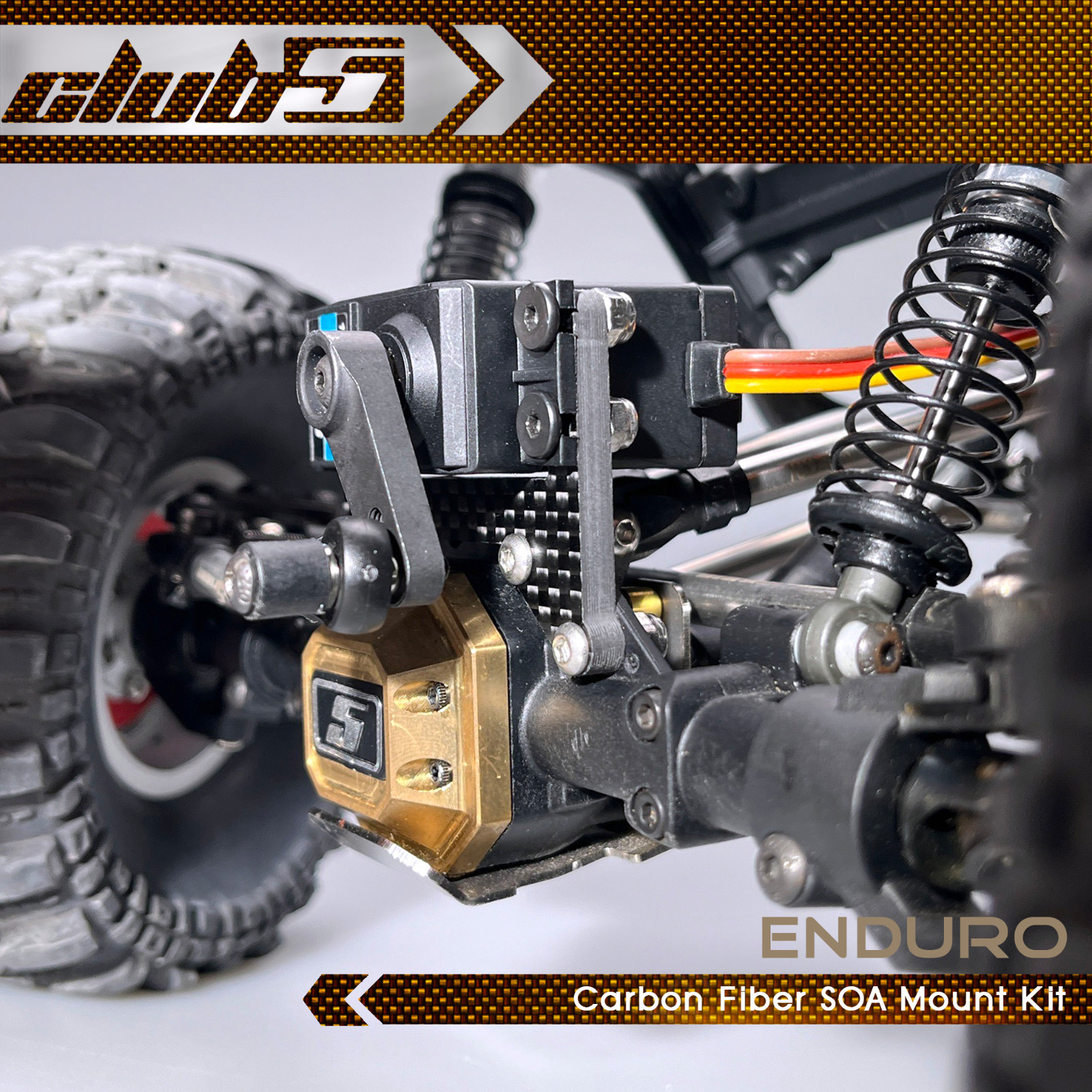 Carbon Fiber SOA Mount w/Links Kit for Enduro