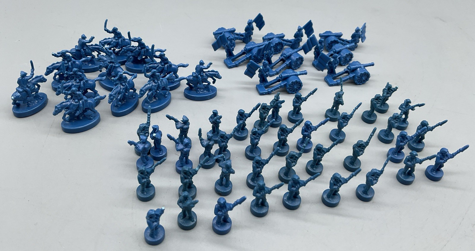Risk Army Blue Pieces 50+ Pieces Replacement 2003 Edition