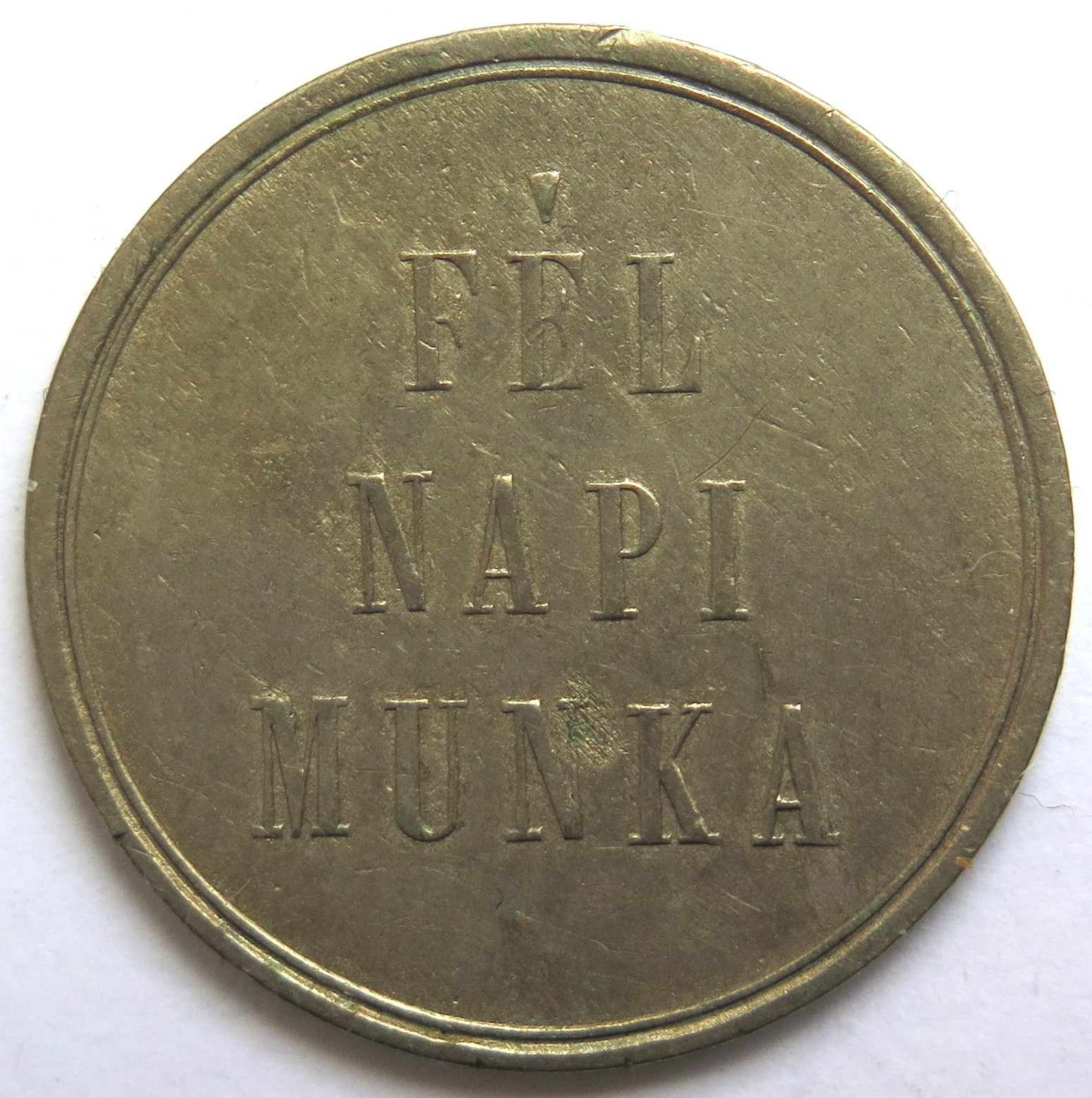 [R4067] Chip O.J.Hungary, 1 Half Day Arbeit