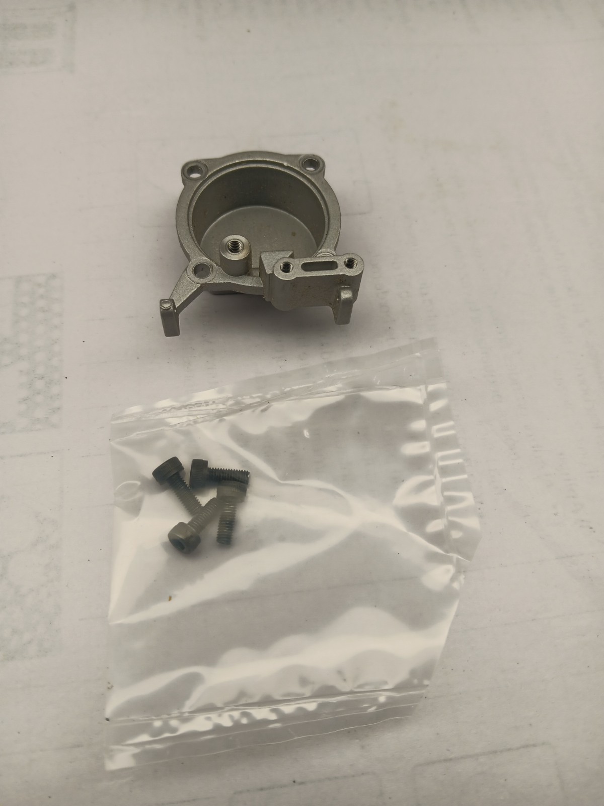 OS FS 48 four Stroke Model RC Engine Back Plate & Mounting screws