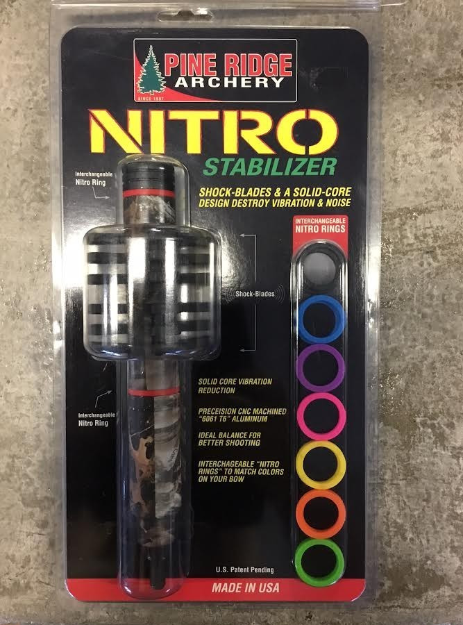 NEW Pine Ridge Archery Nitro Stabilizer 7.5" Lost Camo