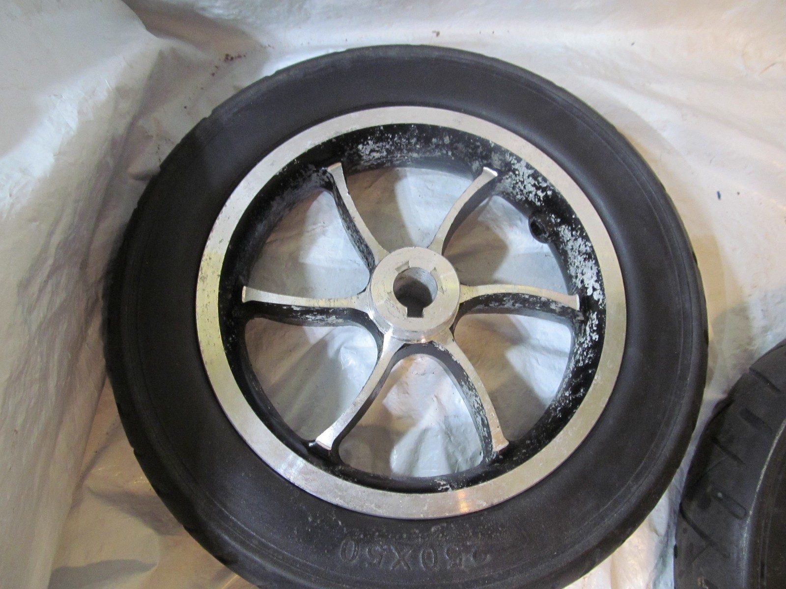 Front & Rear Wheels From Feather Chair Mobility Scooter