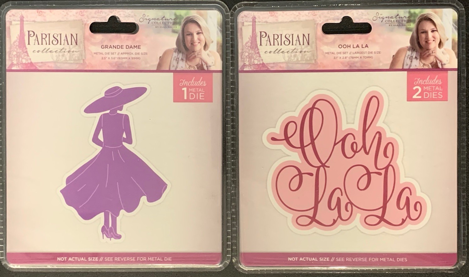 Crafter’s Companion Parisian Collection Grande Dame And Ooh La La Metal Dies