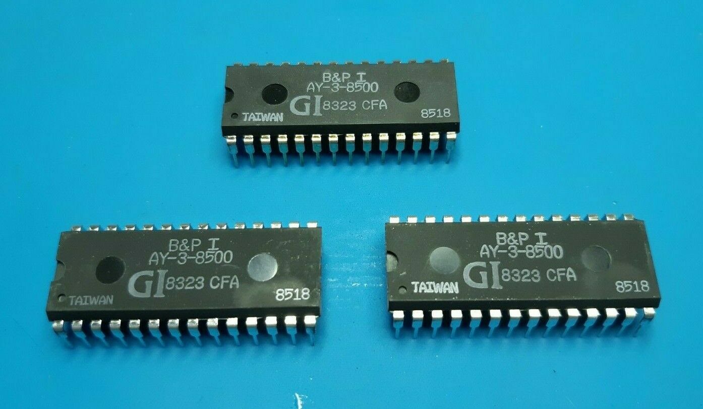 AY-3-8500 General Instrument game PONG Coleco Magnavox Sportron Zanussi Seleco