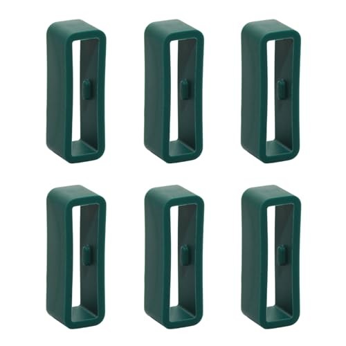Watch Strap Holder Loop Replacement - Silicone Watch Band Loop Dark Green
