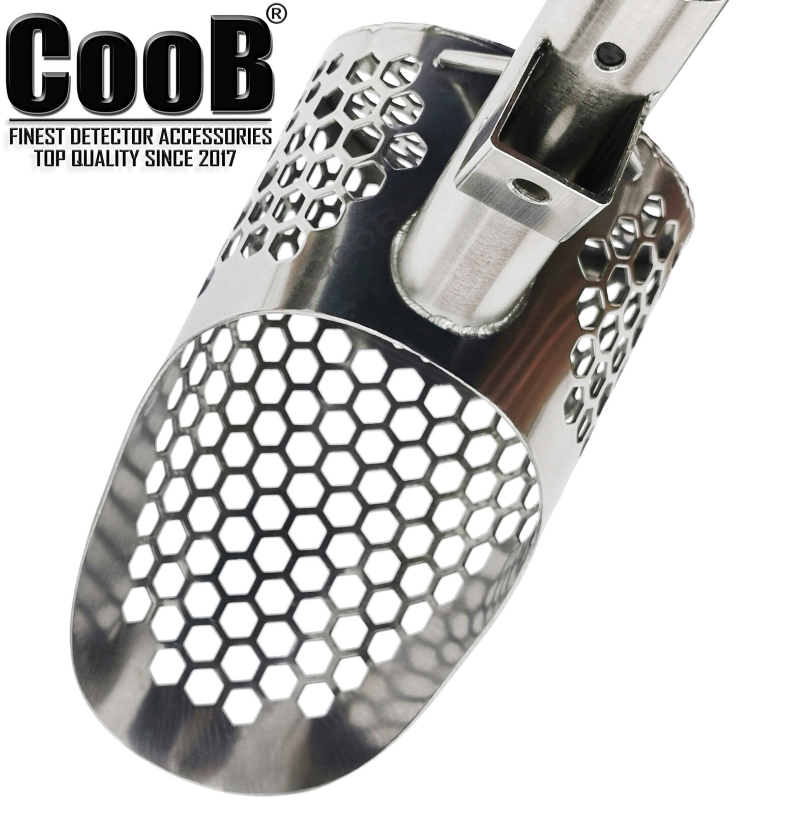 CooB KOVSH Stainless Steel Beach Sand Scoop Metal Detector Treasure Hunting Tool