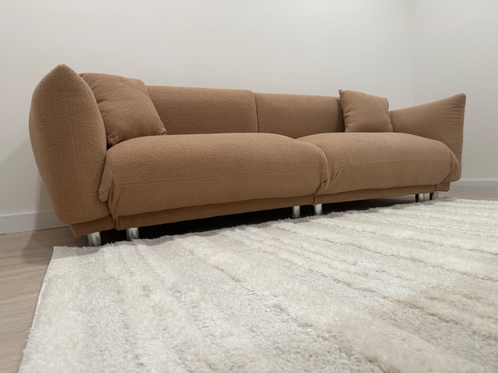 Wool Upholstered Couch 87”