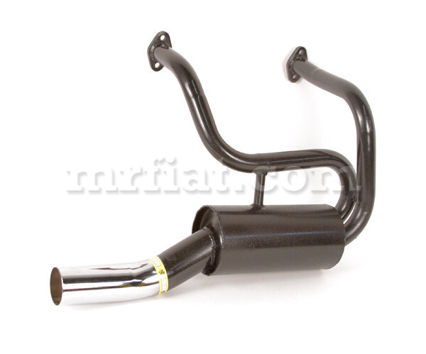 Fiat 500 R 126 Mrfiat Muffler Rear Sport Single Pipe New