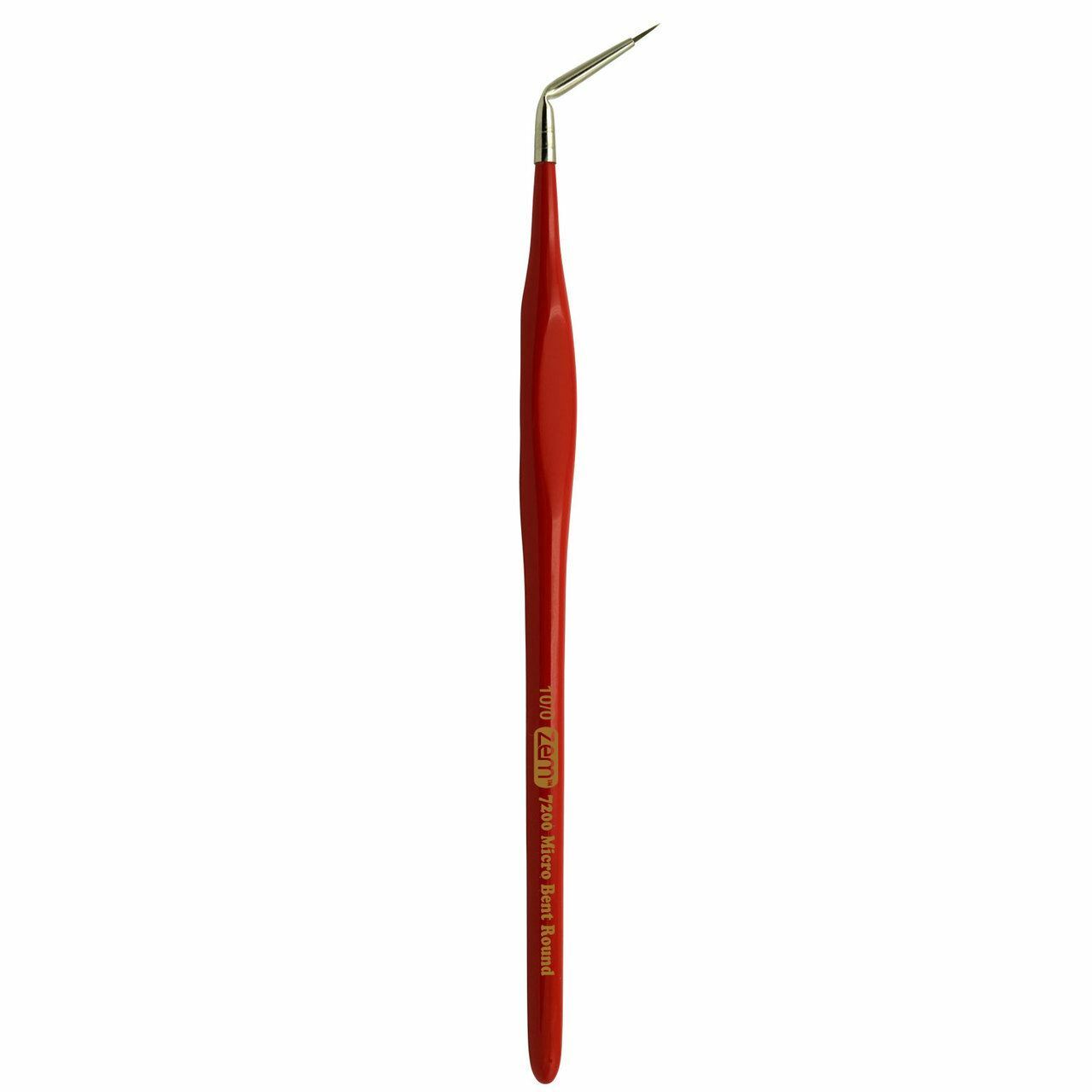 7200-10/0 ROUND MICRO BENT FERRULE WITH ERGONOMIC TRI-HANDLE BRUSH