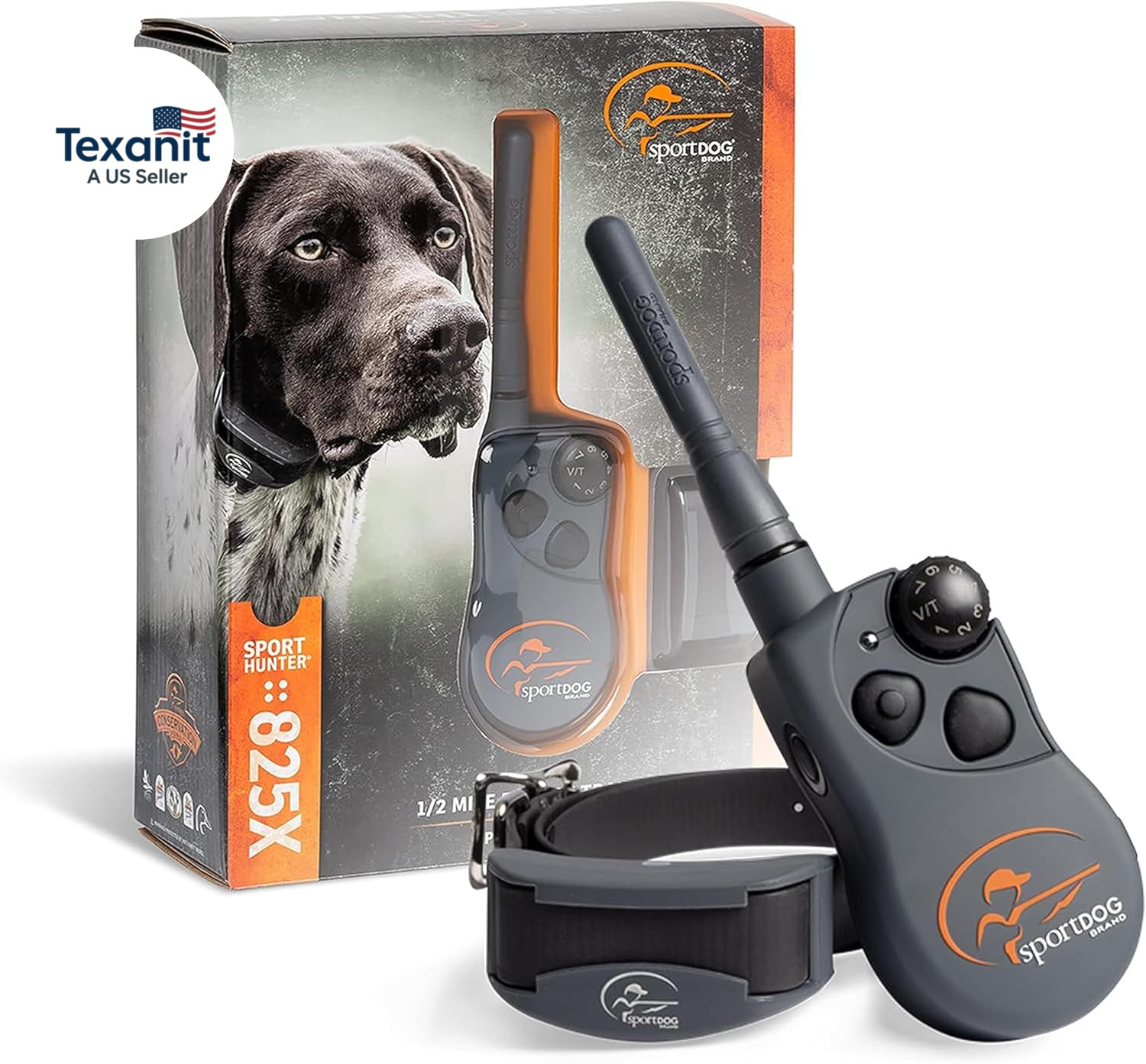 Sporthunter 825X - Remote Training Collar - Half-Mile Range Trainer - Waterproof