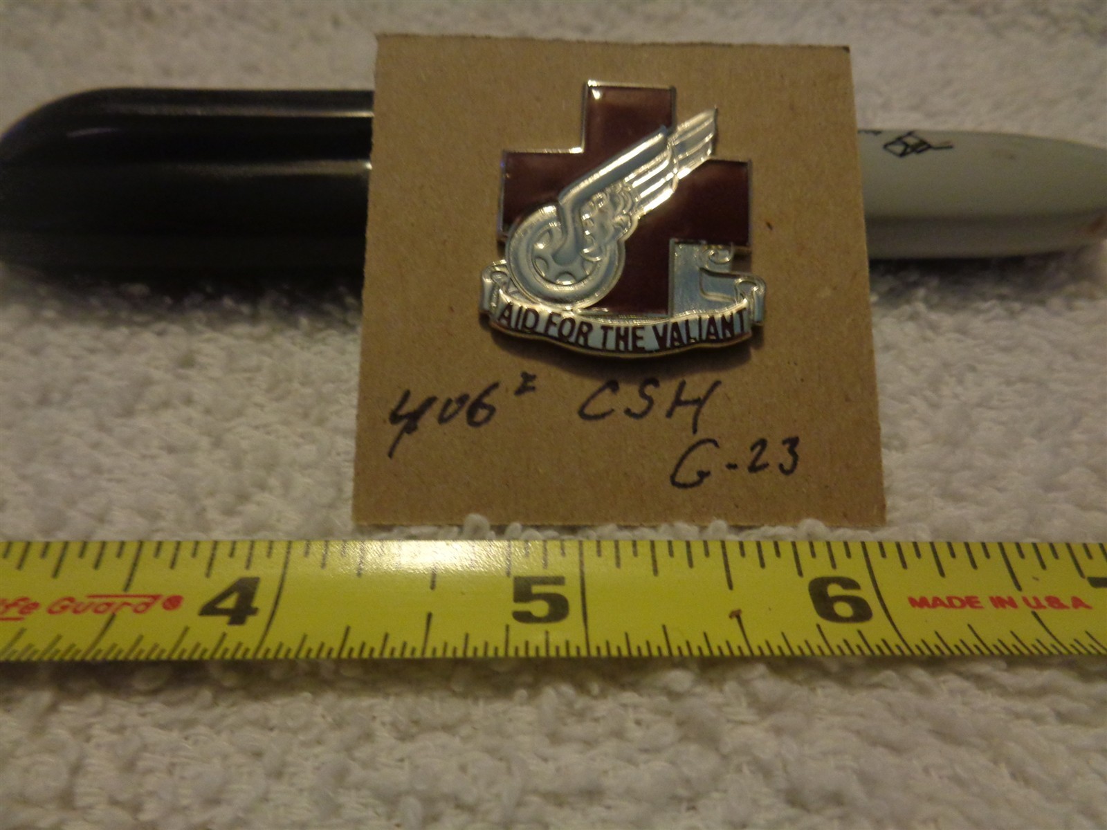 406th Combat Support Hospital G-23 Unit Crest, DI, DUI (DRAW#10)