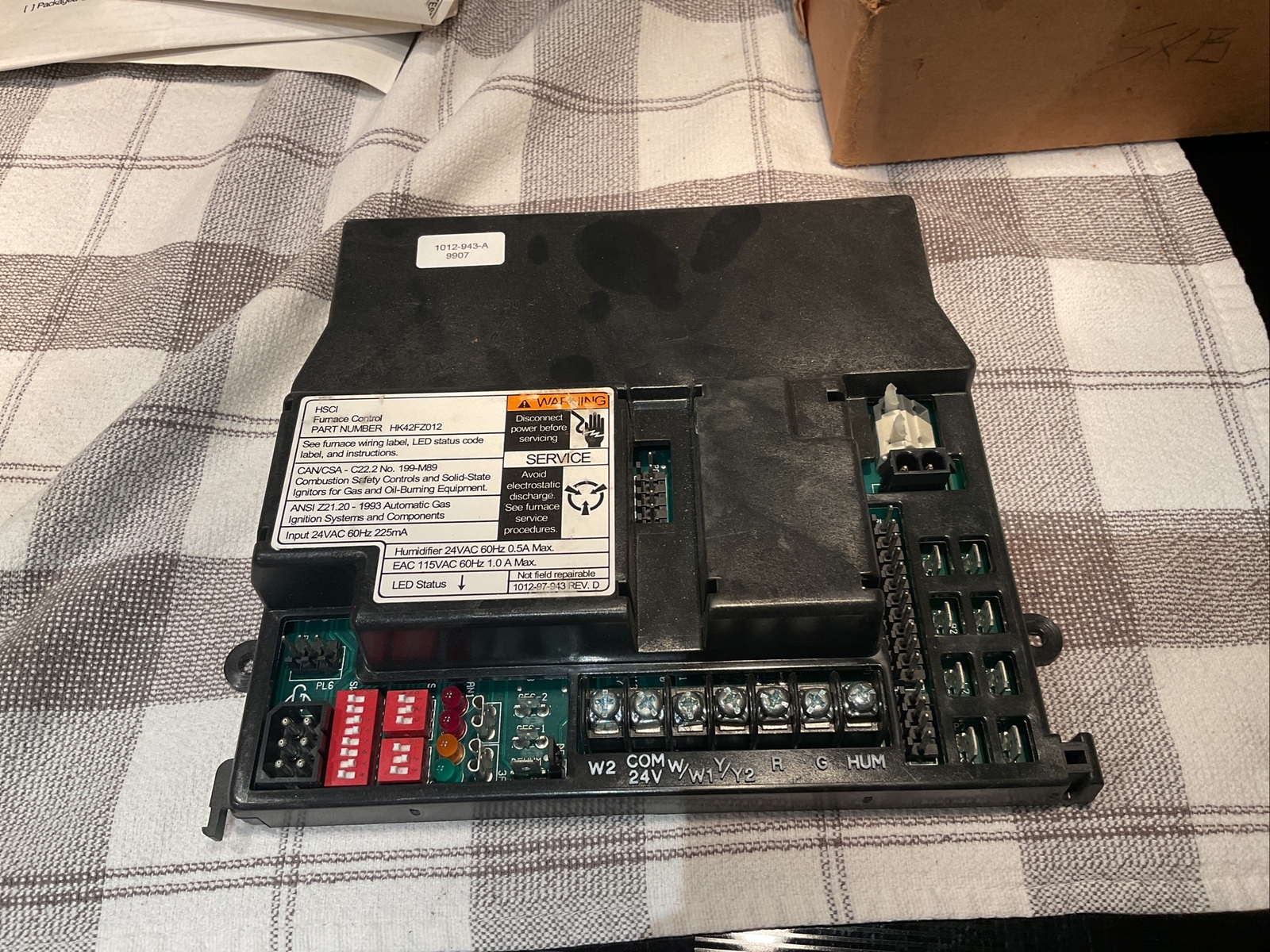 OEM Carrier Bryant Payne HK42FZ012 HCSI Control Board