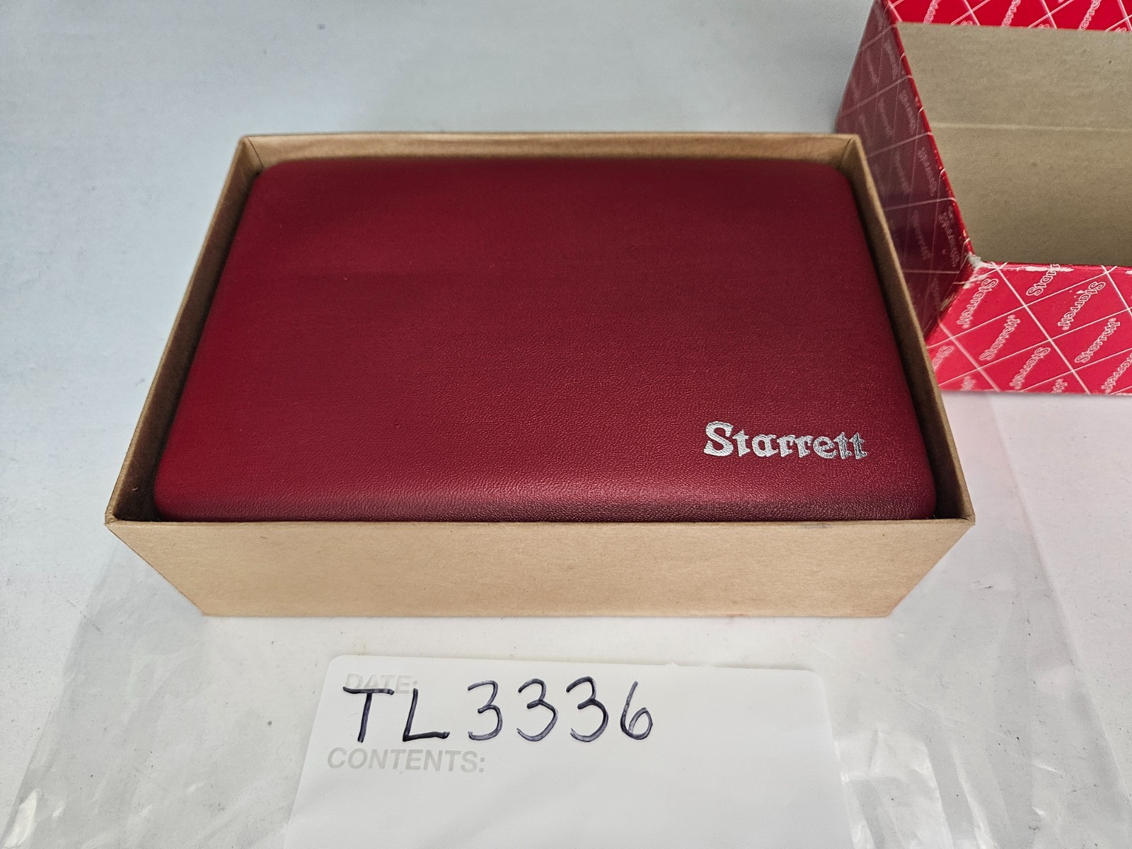 STARRETT #811-5CZ .0005" RANGE DIAL TEST INDICATOR SET W/CASE (TL3336)