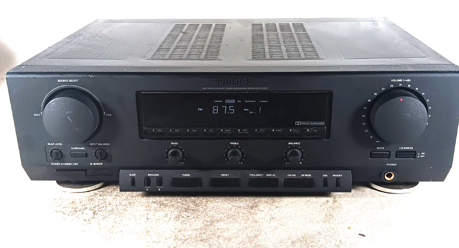 Philips FR-920 Premium Series Stereo Receiver-Tested and working. NICE