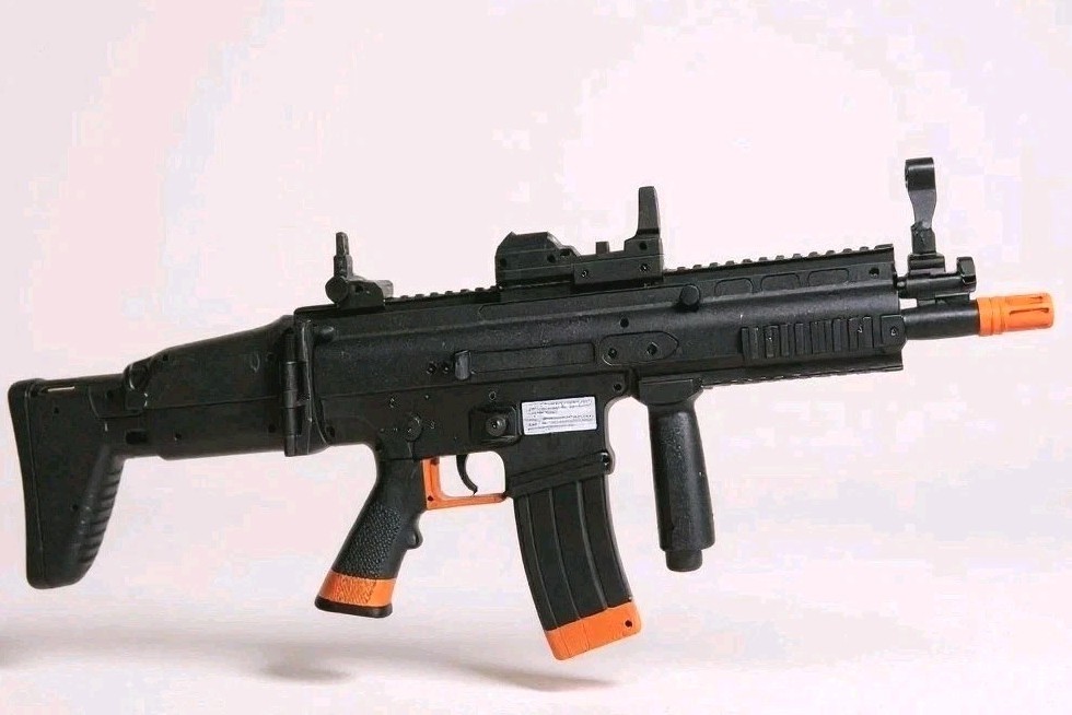 FN SCAR L AEG Cybergun Airsoft Rifle Black LPAEG-200969-SB199 CA Compliant