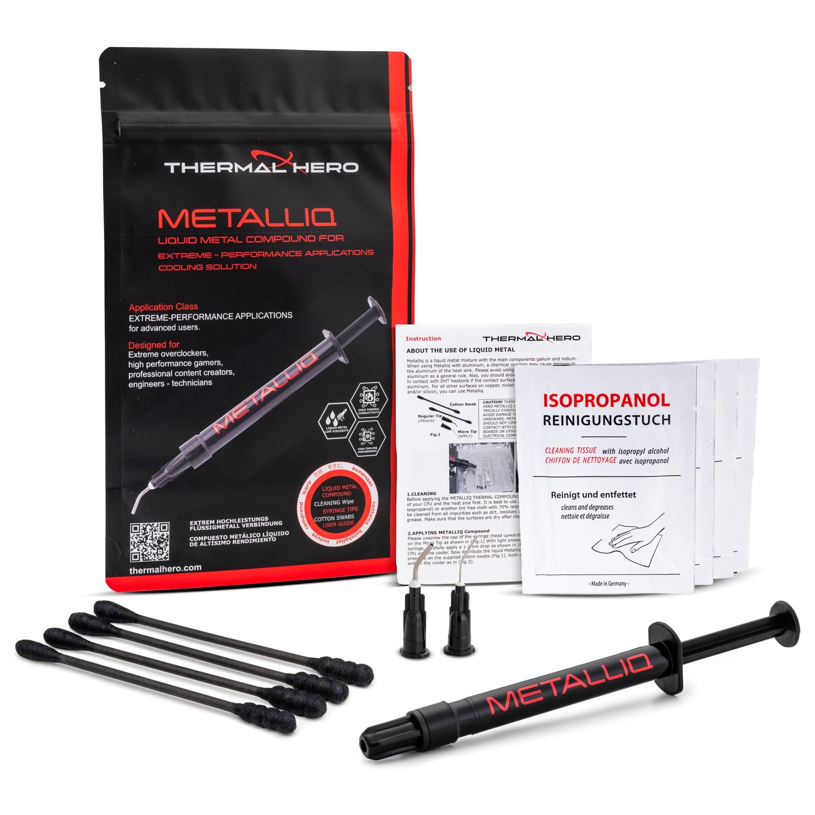 Thermal Hero Metalliq Liquid Metal Thermal Paste 2G For Ps5 Extreme Cpu Gpu