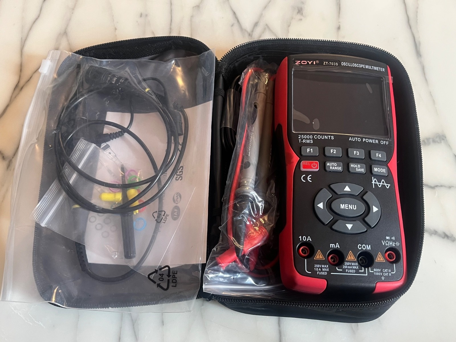 Multi-instrument Dual-channel Oscilloscope ZT-703S Multimeter Signal generator