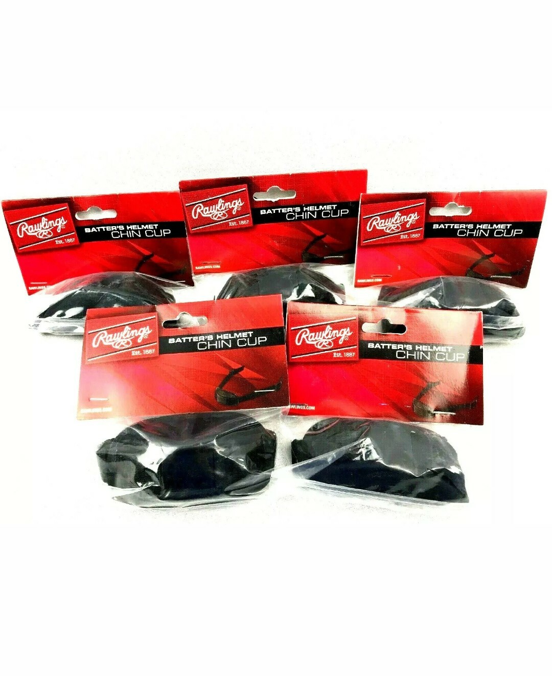 Rawlings Batters Helmet Chin Cup Guard Strap Basebal Running Hitting New Sealed