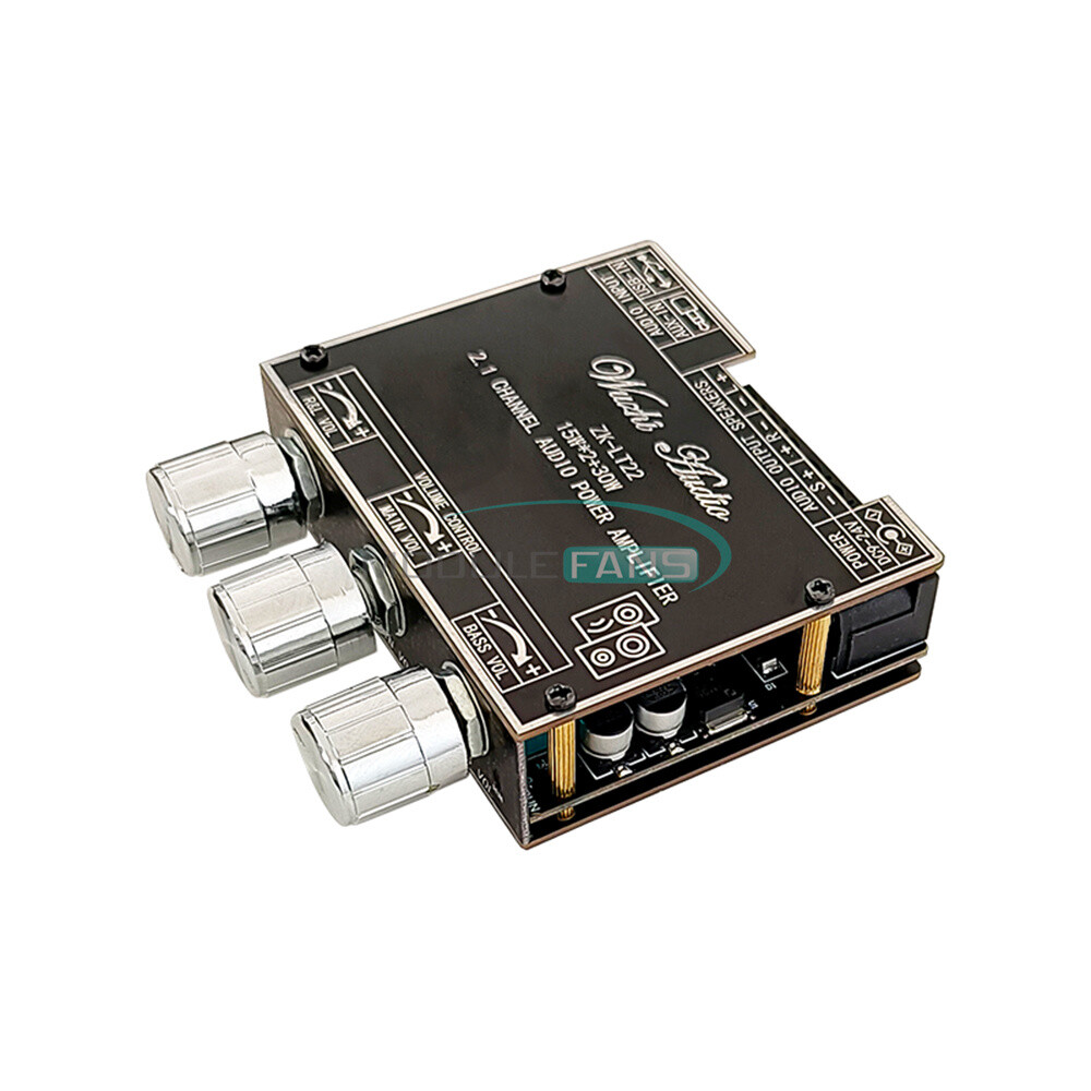 2.1 Channel 50W*2+100W / 15W*2+30W Aux Bluetooth 5.1 Audio Power Amplifier Board