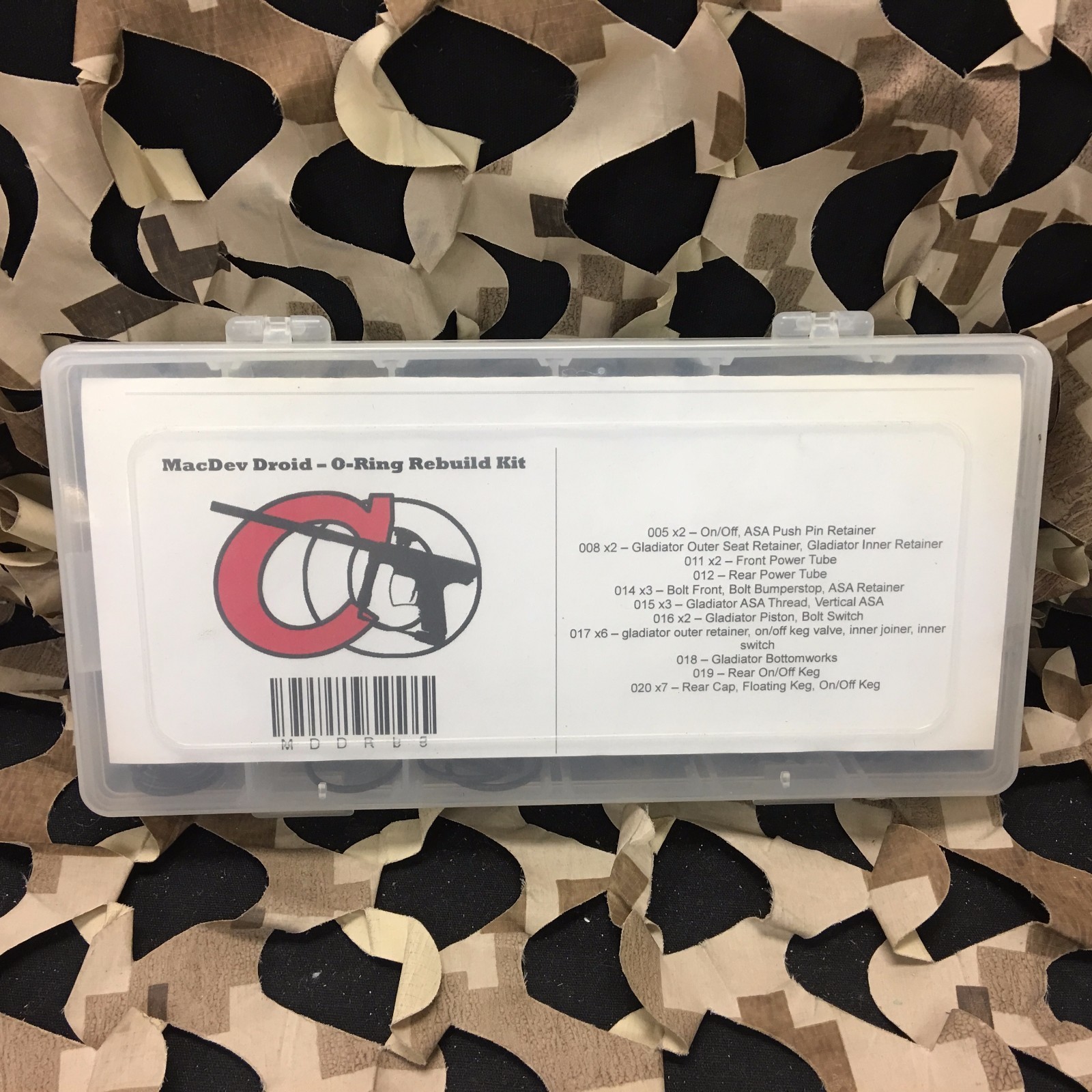 NEW Captain O-Ring Complete Kit 5x Rebuild (Box) - MacDev Droid