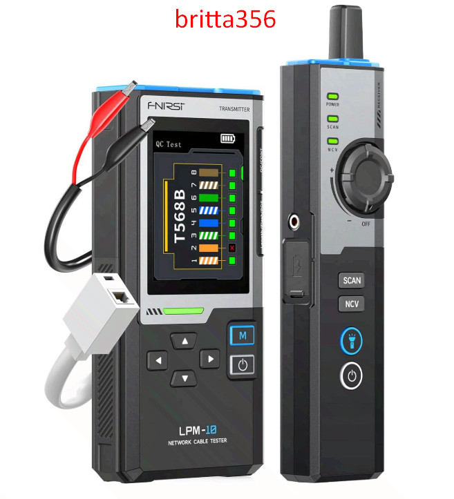 LPM-10A Network Cable Tester Kit, for CAT5 CAT5e CAT6 RJ11 RJ45 | Wire Tracer