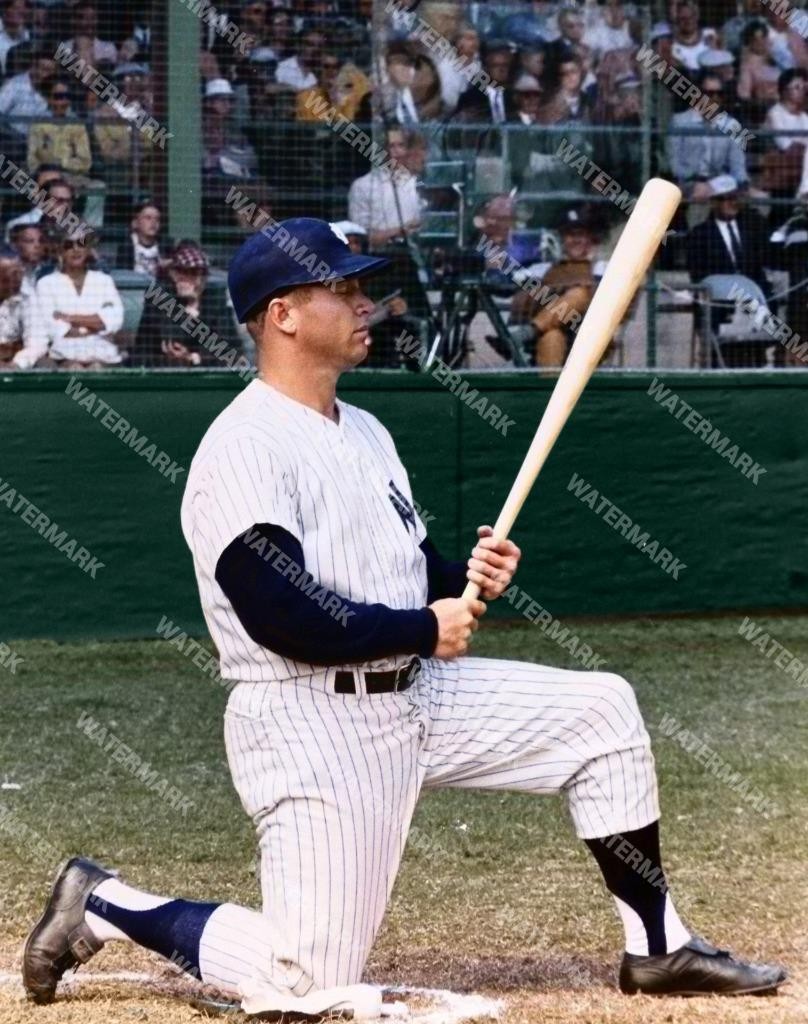 GW522 Mickey Mantle Yankees  8x10 11x14 16x20 Colorized Photo