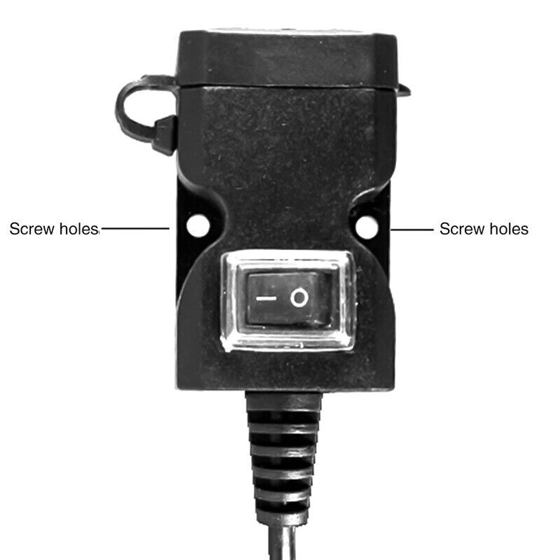 USB Handlebar Phone GPS Charger for Honda CBR600FR CBR600FS CBR1100XX Blackbird