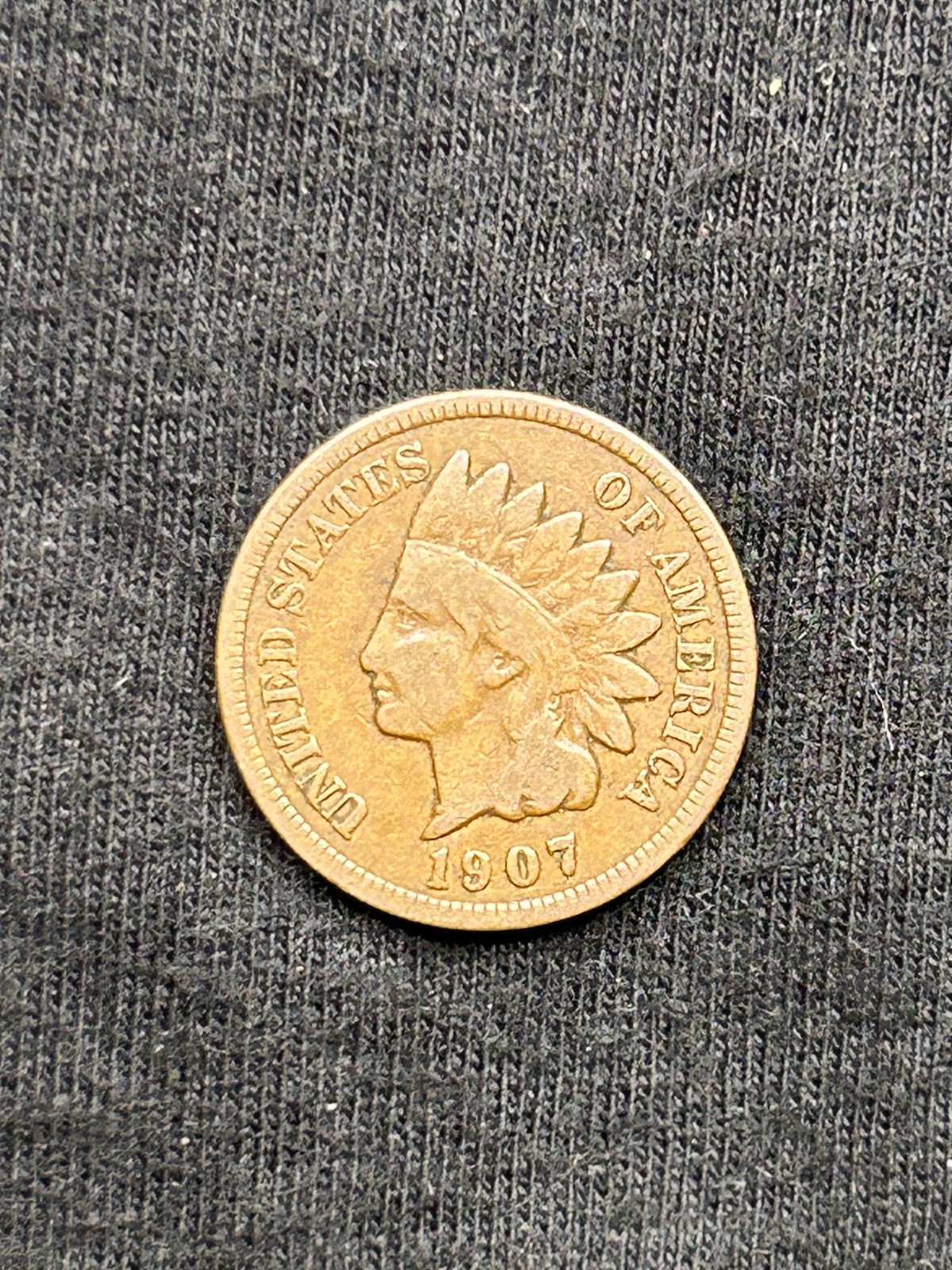1907 INDIAN HEAD CENT