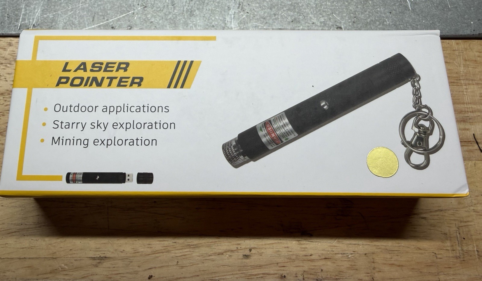 Green Laser Pointer Pen Light Astronomy Beam Rechargeable Lazer