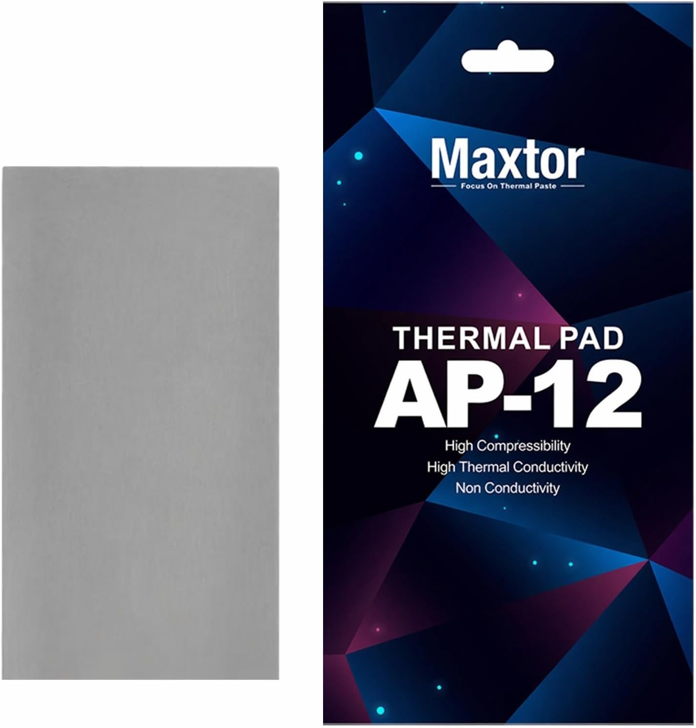 Maxtor AP12 Thermal Pad 14.8 W/mK 85x45x1.0mm Silicone Highly Efficient Heat